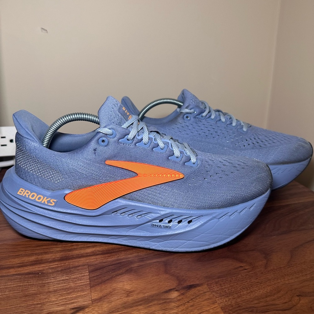 Brooks Blue and Orange Athletic Shoes - Picture 3 of 7